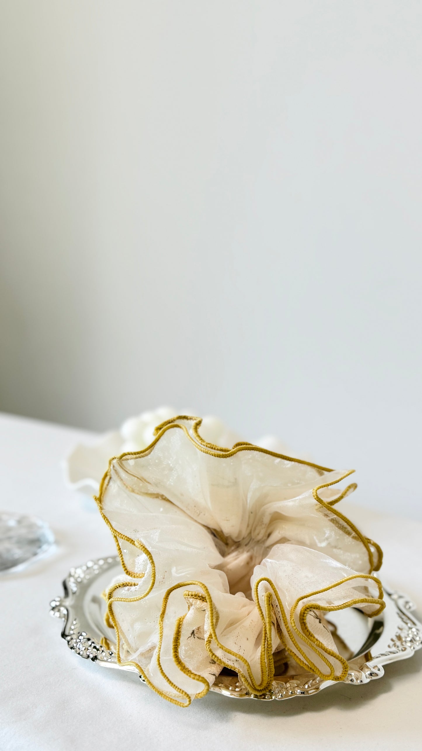 Floral Lace Scrunchie