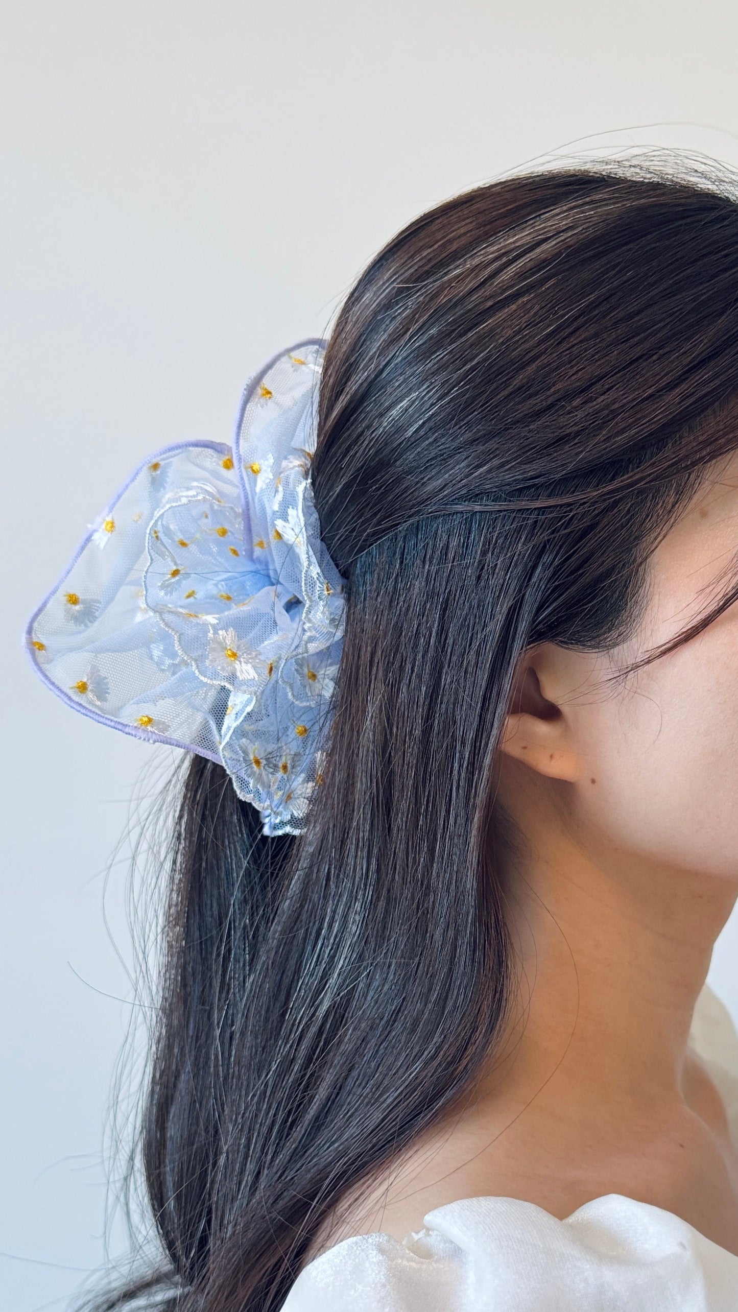 Floral Cloud Scrunchie