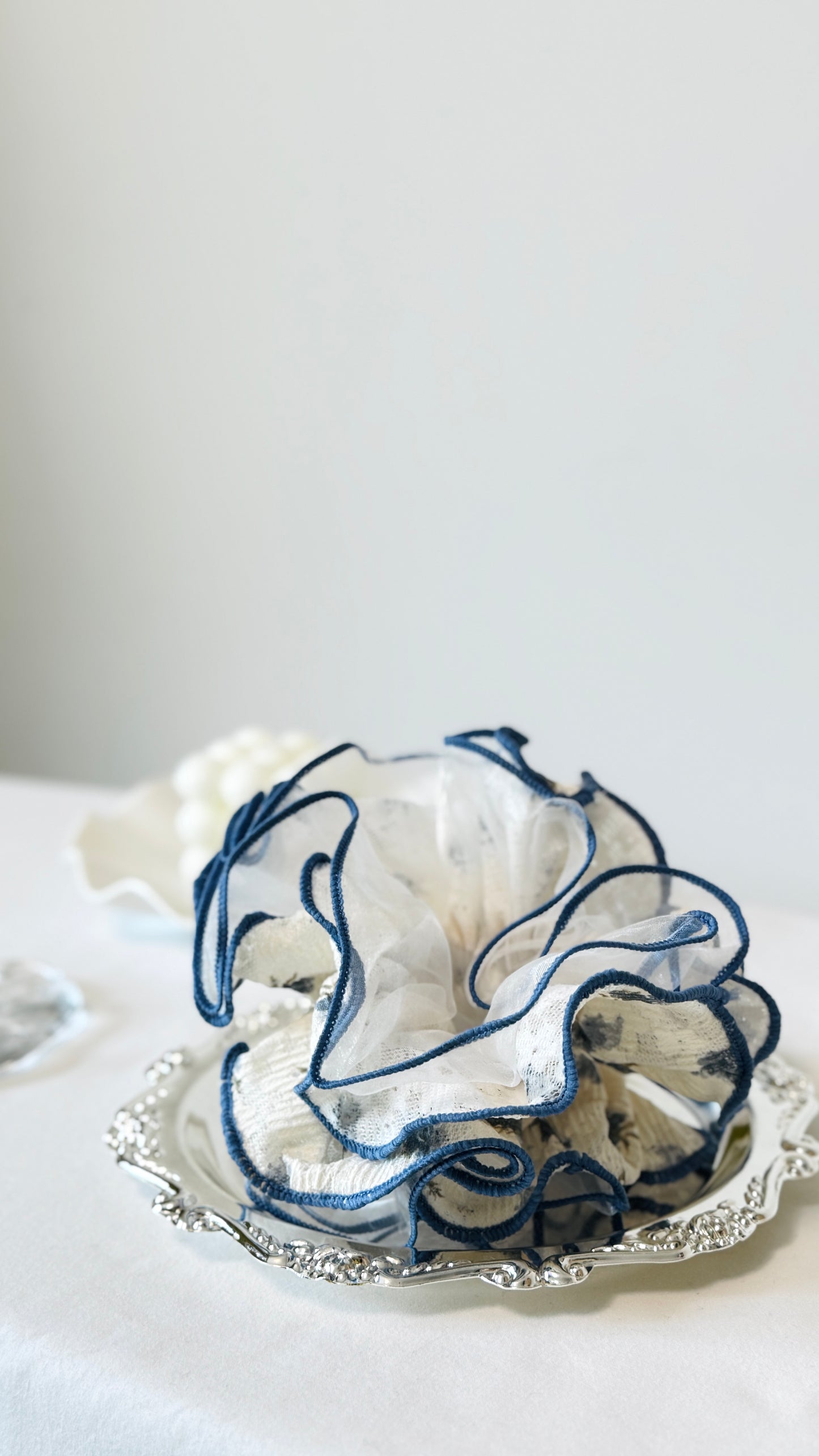 Floral Lace Scrunchie