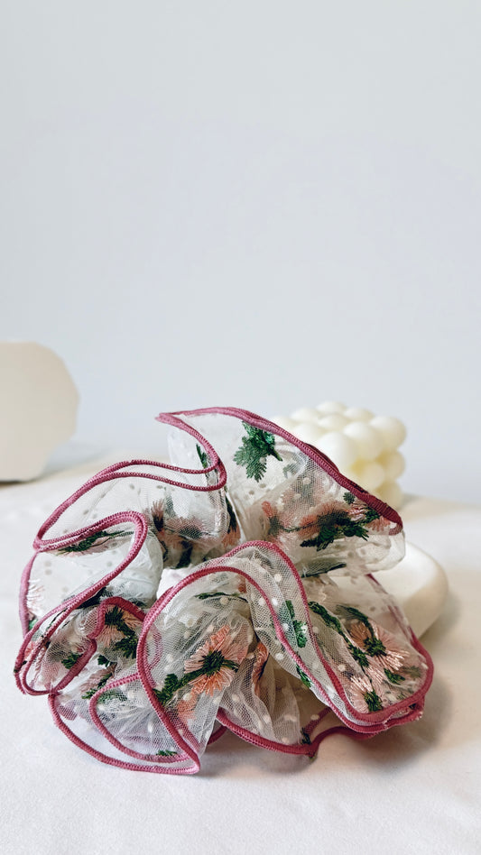 Blooming Lace Scrunchie
