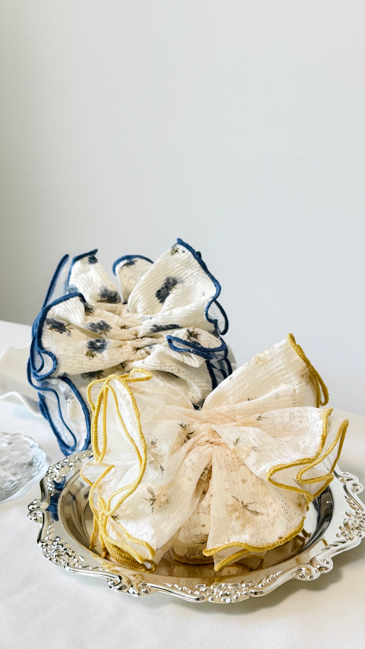 Floral Lace Scrunchie