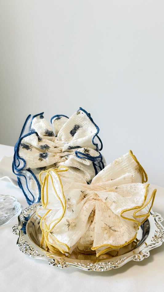 Floral Lace Scrunchie