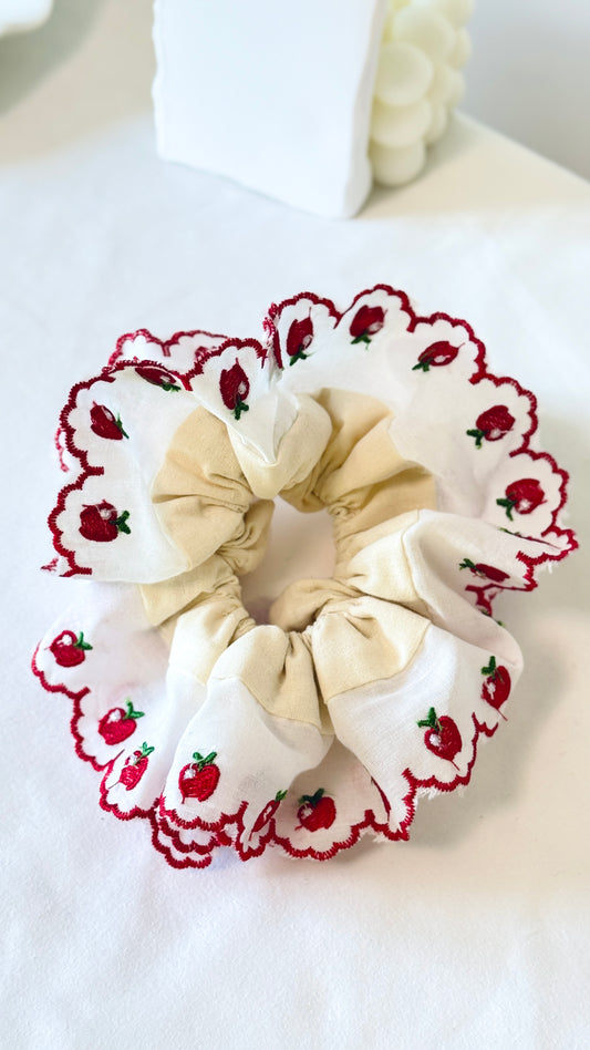 Red Apple Scrunchie