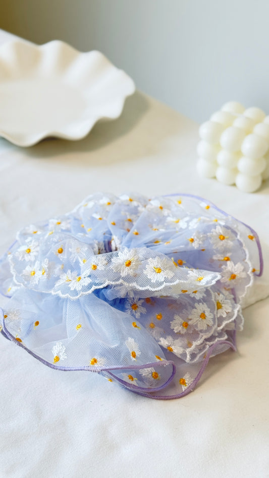 Floral Cloud Scrunchie