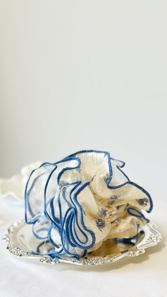 Floral Lace Scrunchie