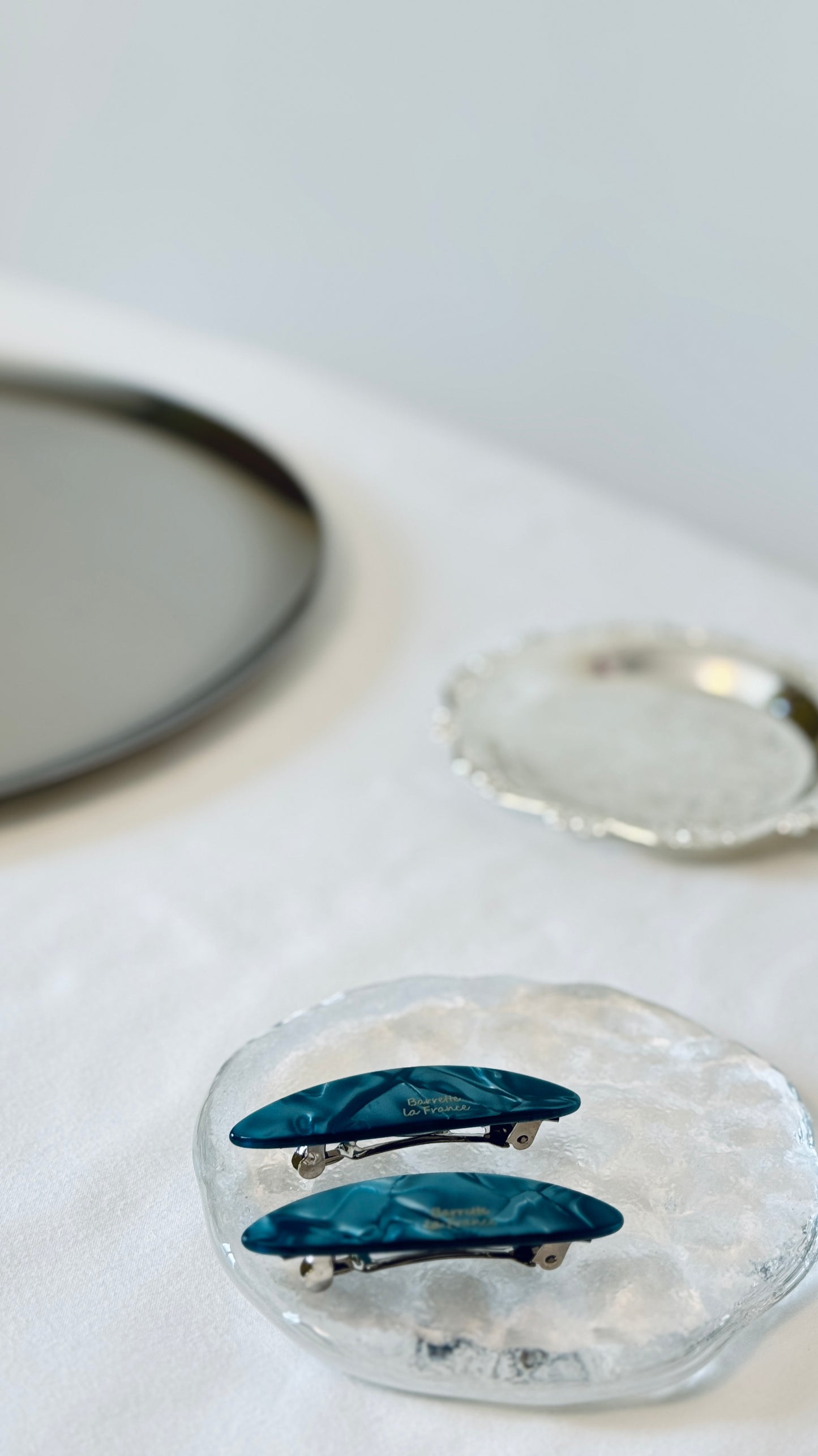 Oval Barrette Set