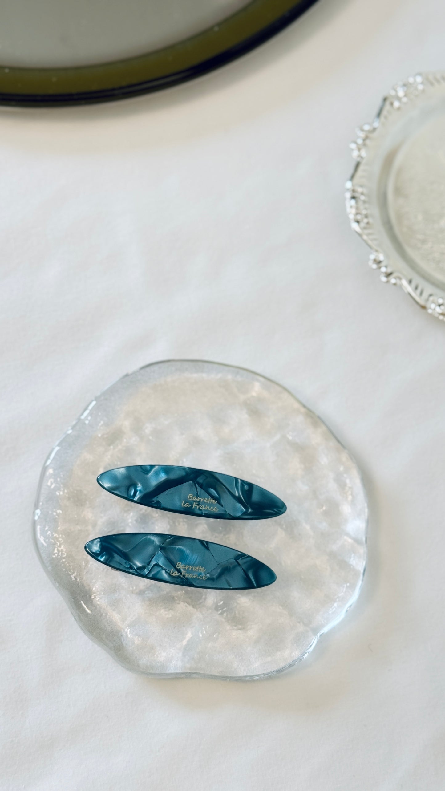 Oval Barrette Set