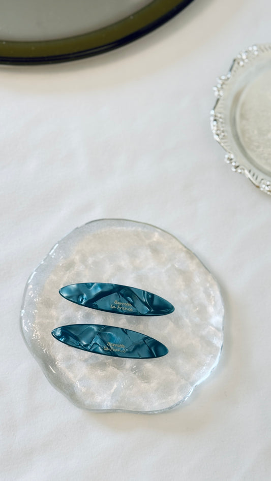 Oval Barrette Set