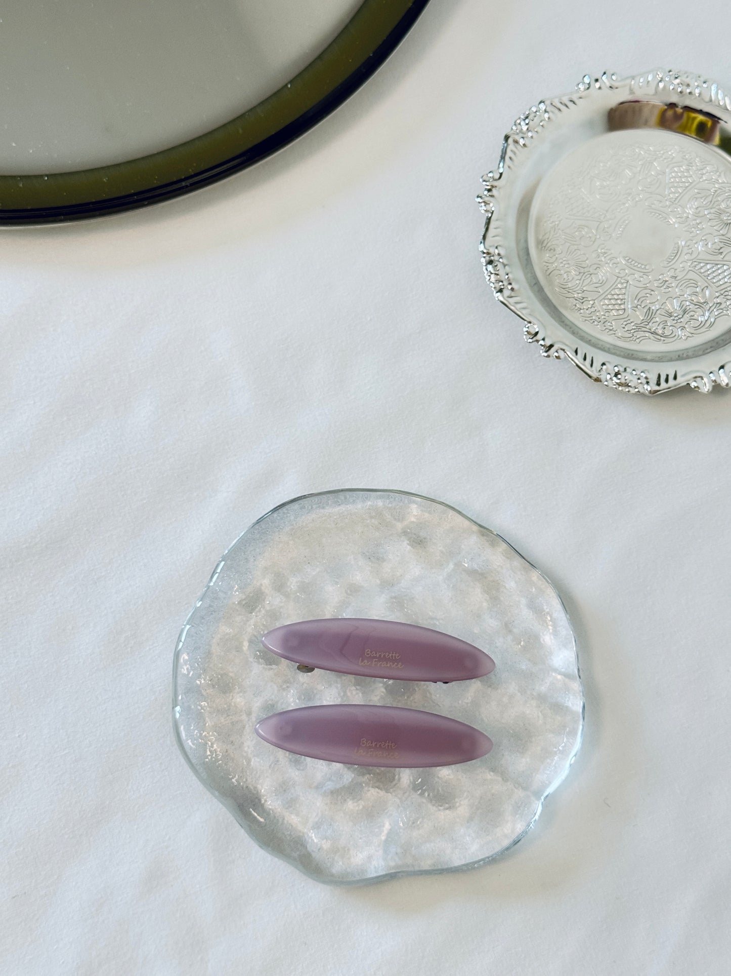 Oval Barrette Set