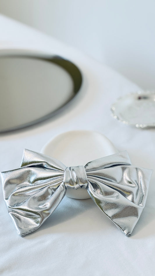 Silver Metallic Clip