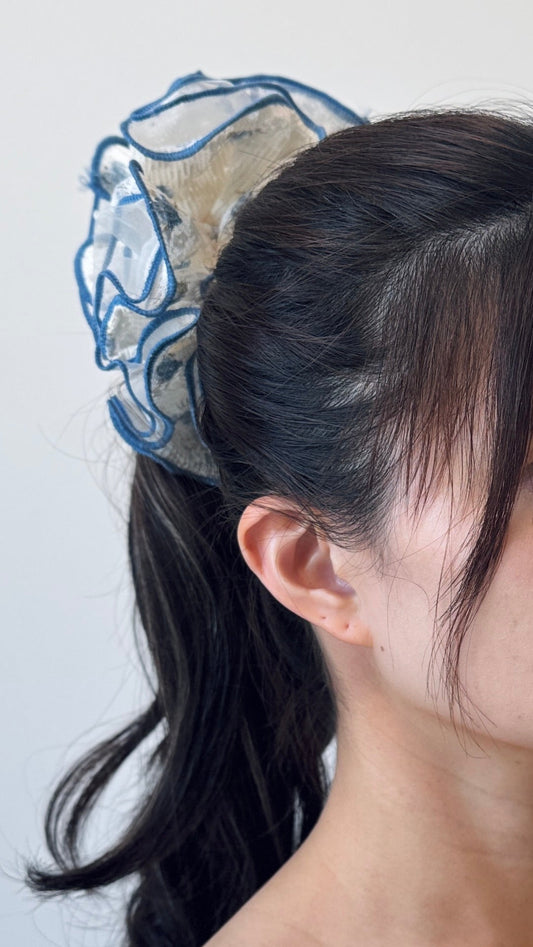 Floral Lace Scrunchie