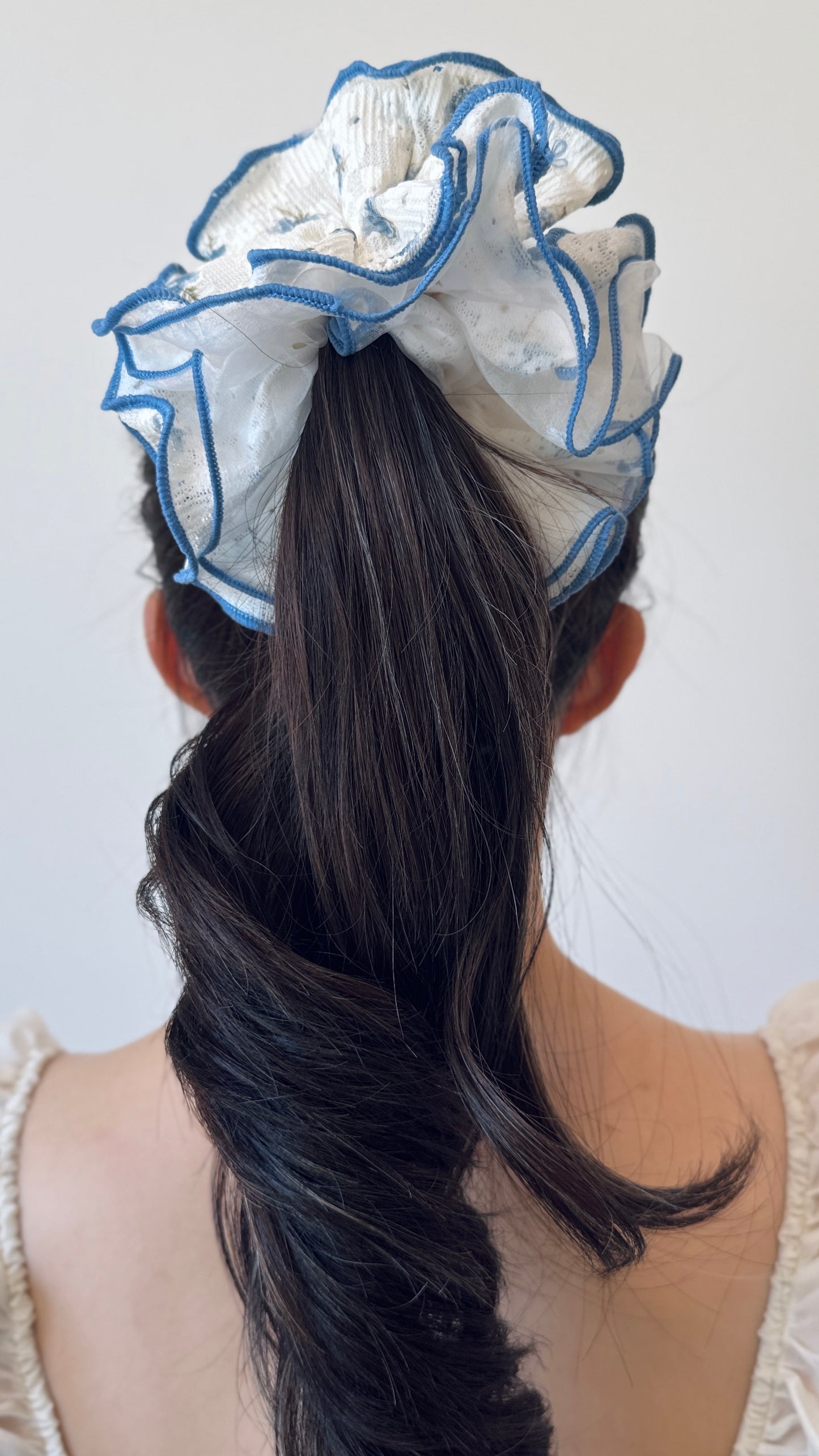 Floral Lace Scrunchie
