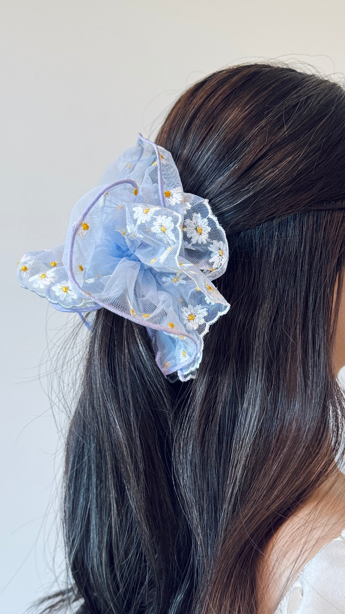 Floral Cloud Scrunchie