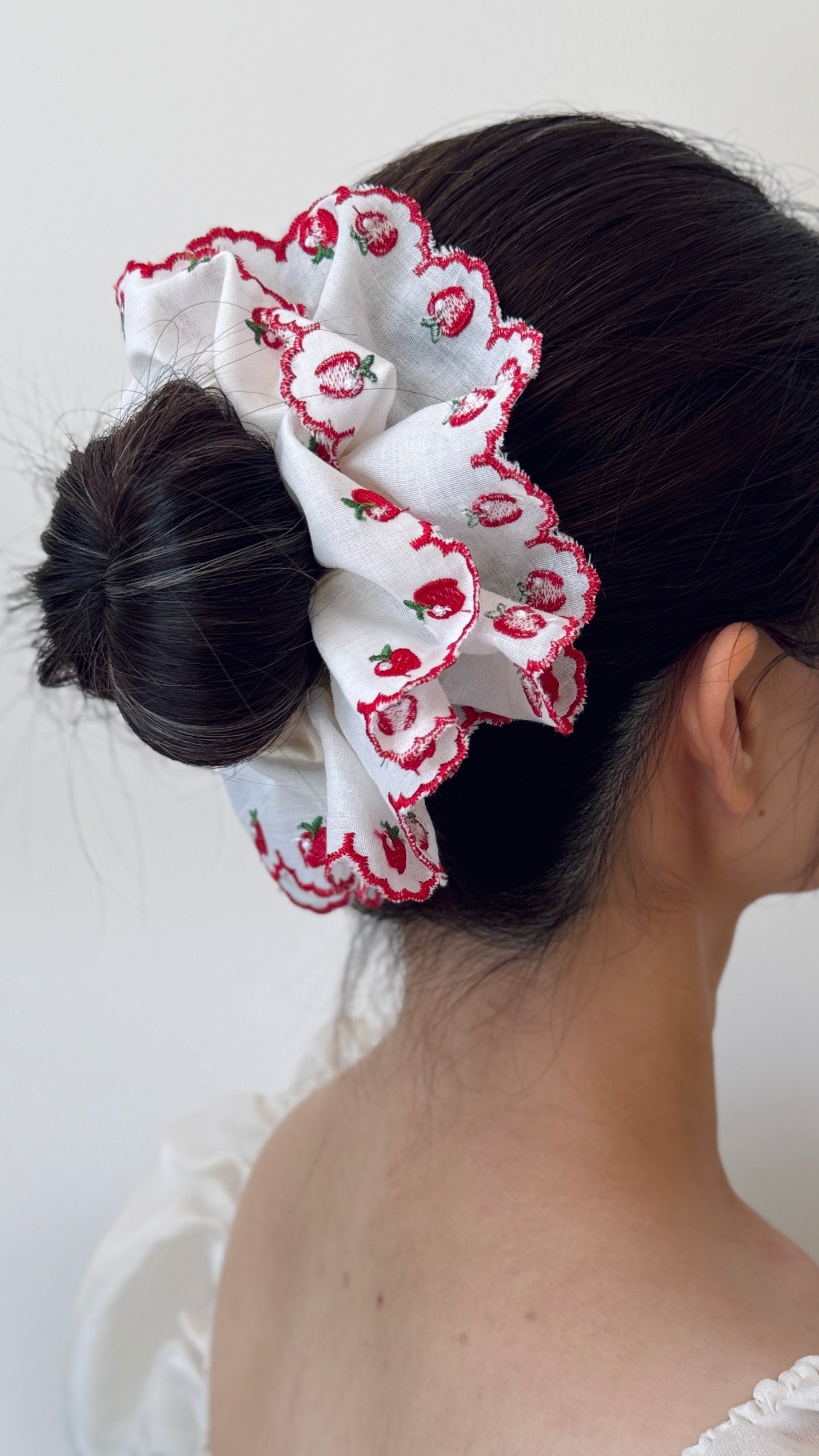 Red Apple Scrunchie