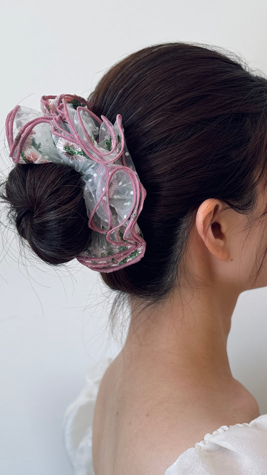 Blooming Lace Scrunchie