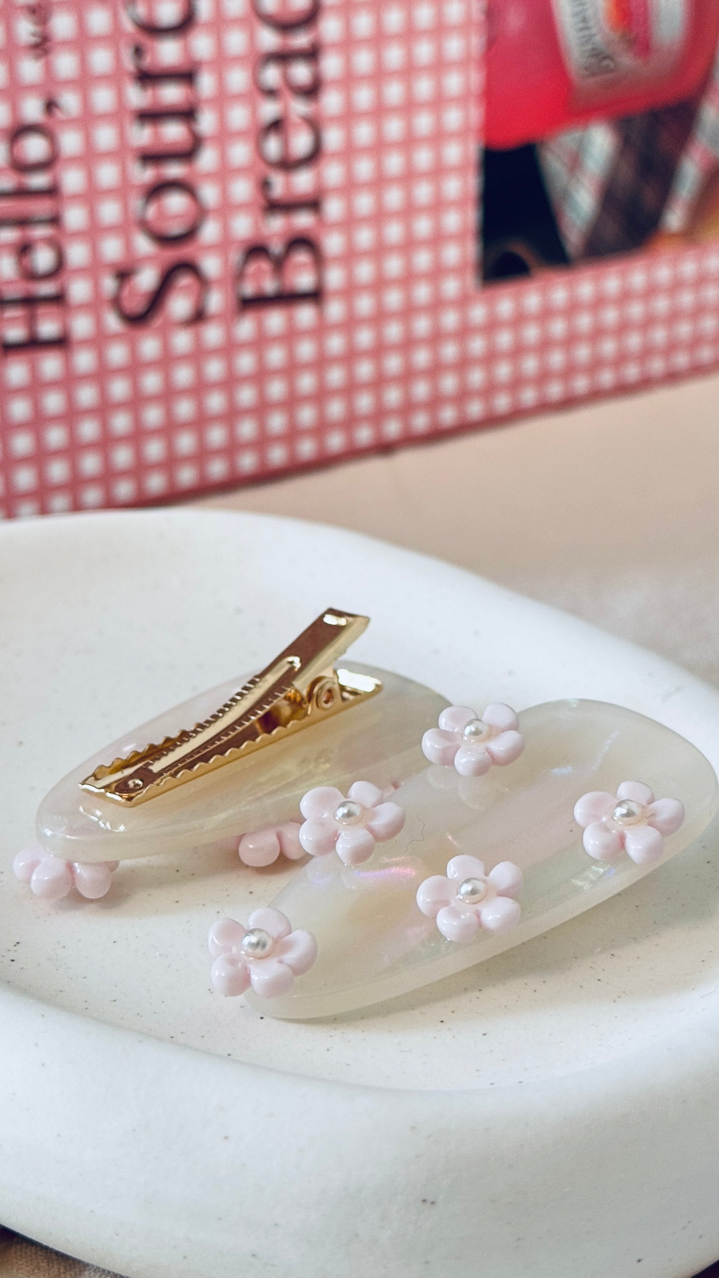 Floral Claw Clip