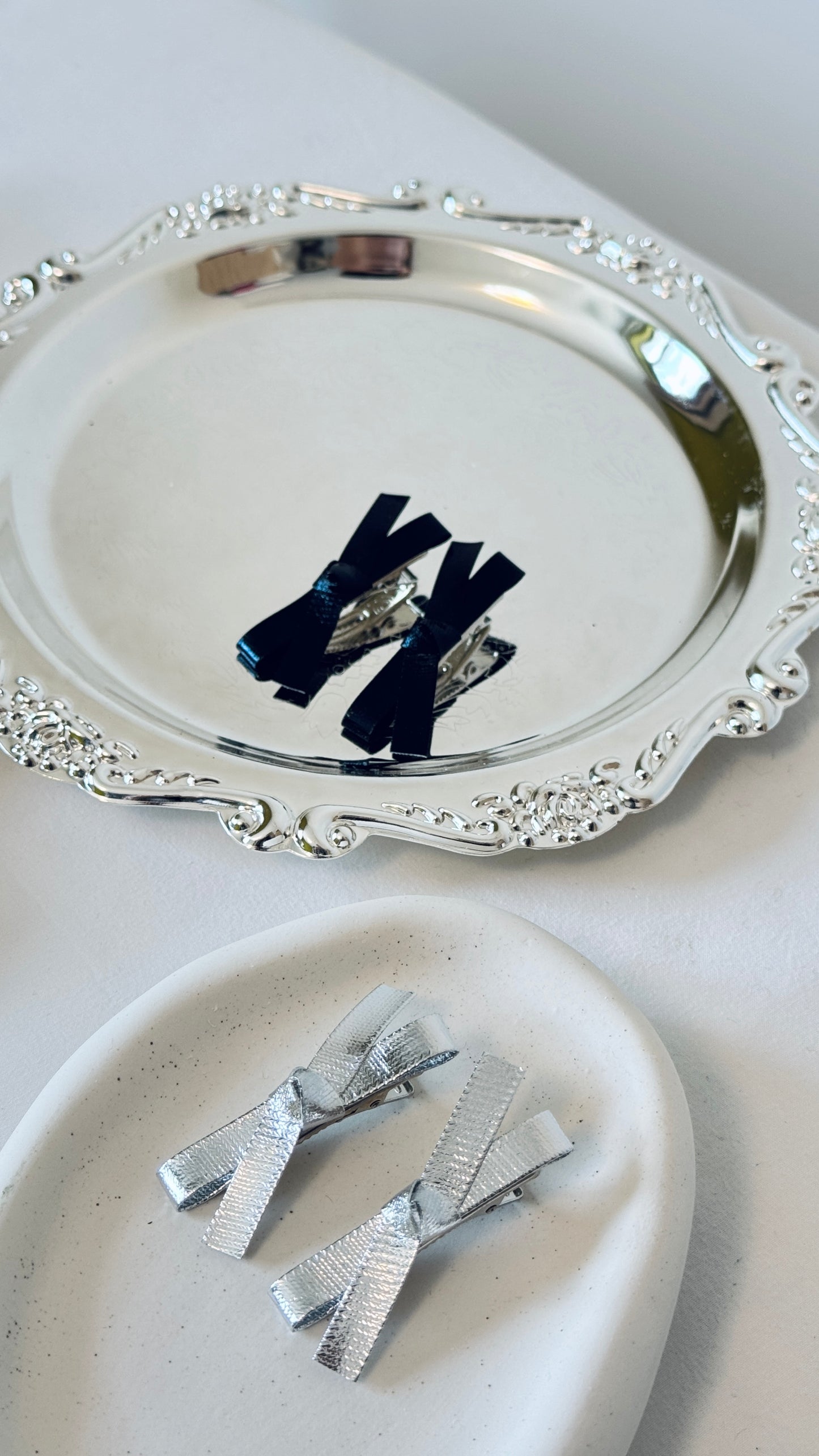 Metallic Ribbon Clip Set