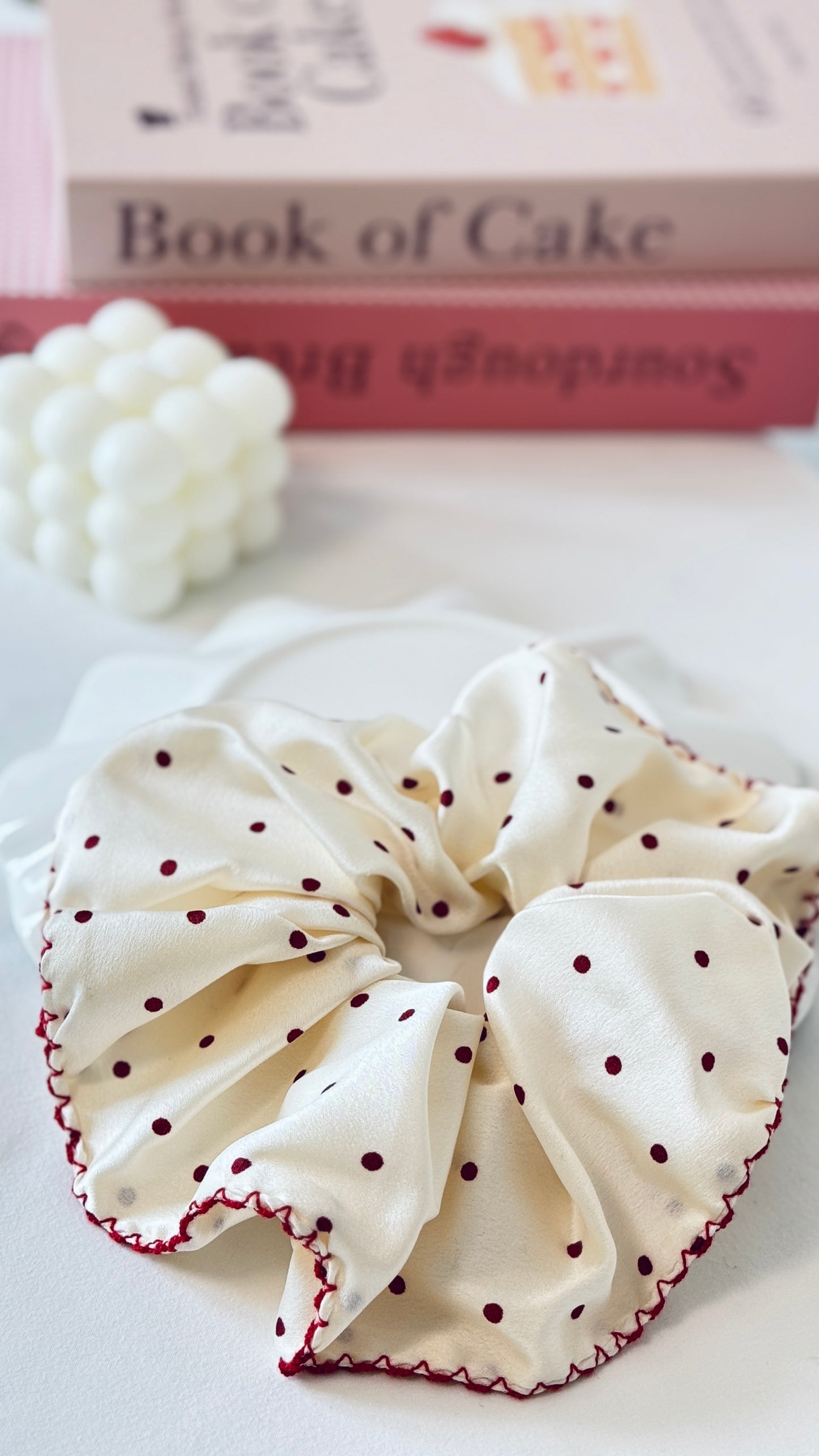 Polka Dot Scrunchie